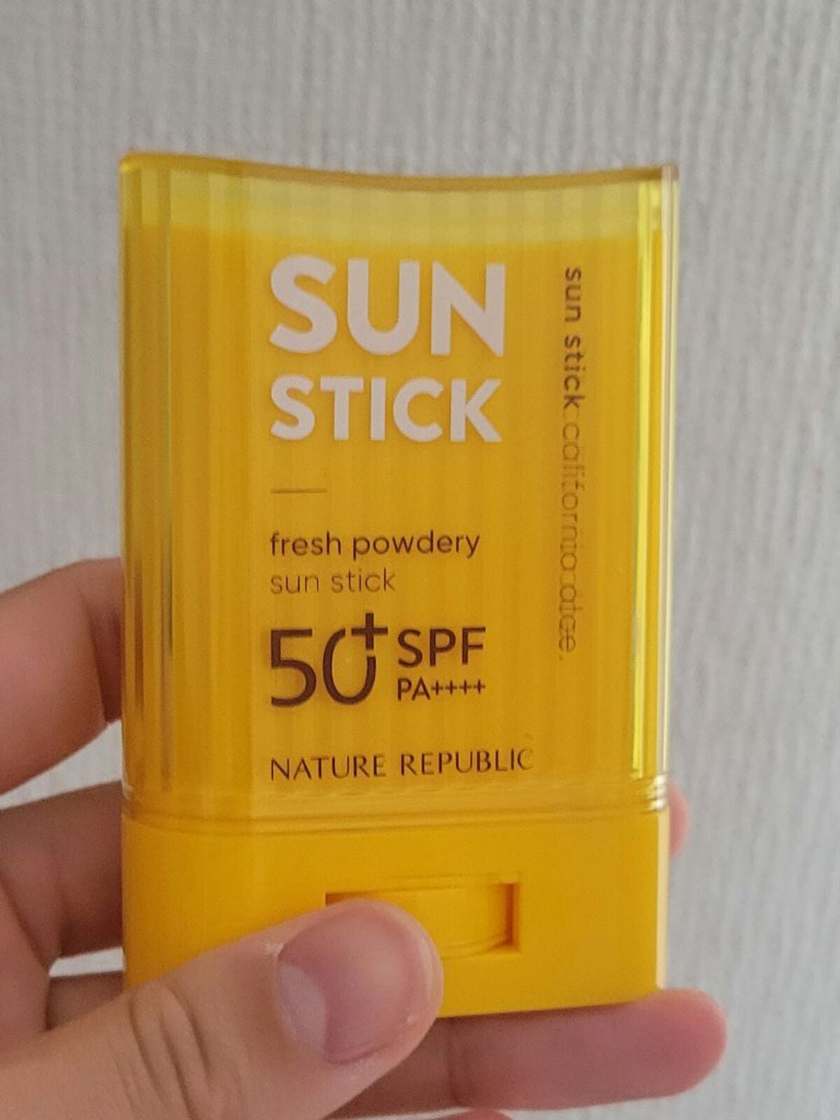 パウダリーUVアロエスティック SPF50+/PA++++/ネイチャーリパブリック/日焼け止めスティックを使ったクチコミ(1枚目)