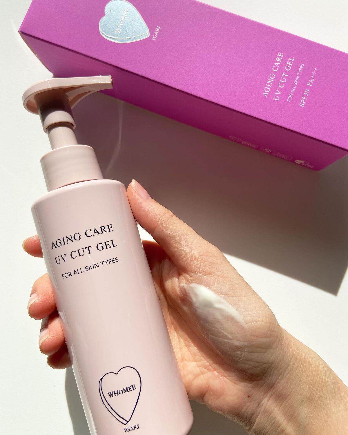 エイジングケアUVカットジェル 150g/WHOMEE/日焼け止めジェルを使ったクチコミ（3枚目）