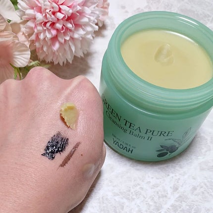 グリーンティーピュアクレンジングバームⅡ/YADAH/クレンジングバームを使ったクチコミ(4枚目)