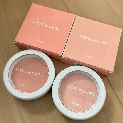 アピュー パステルブラッシャー/A’pieu/パウダーチークを使ったクチコミ(4枚目)