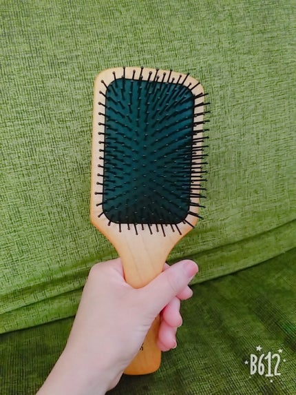 ふかふかクッションのパドルブラシ/マペペ/ヘアブラシを使ったクチコミ(3枚目)