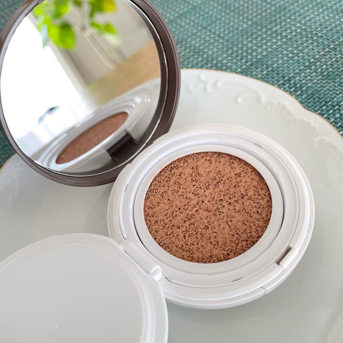 グロウ&カバークッションファンデーション/パーフェクトワン/クッションファンデーションを使ったクチコミ(7枚目)