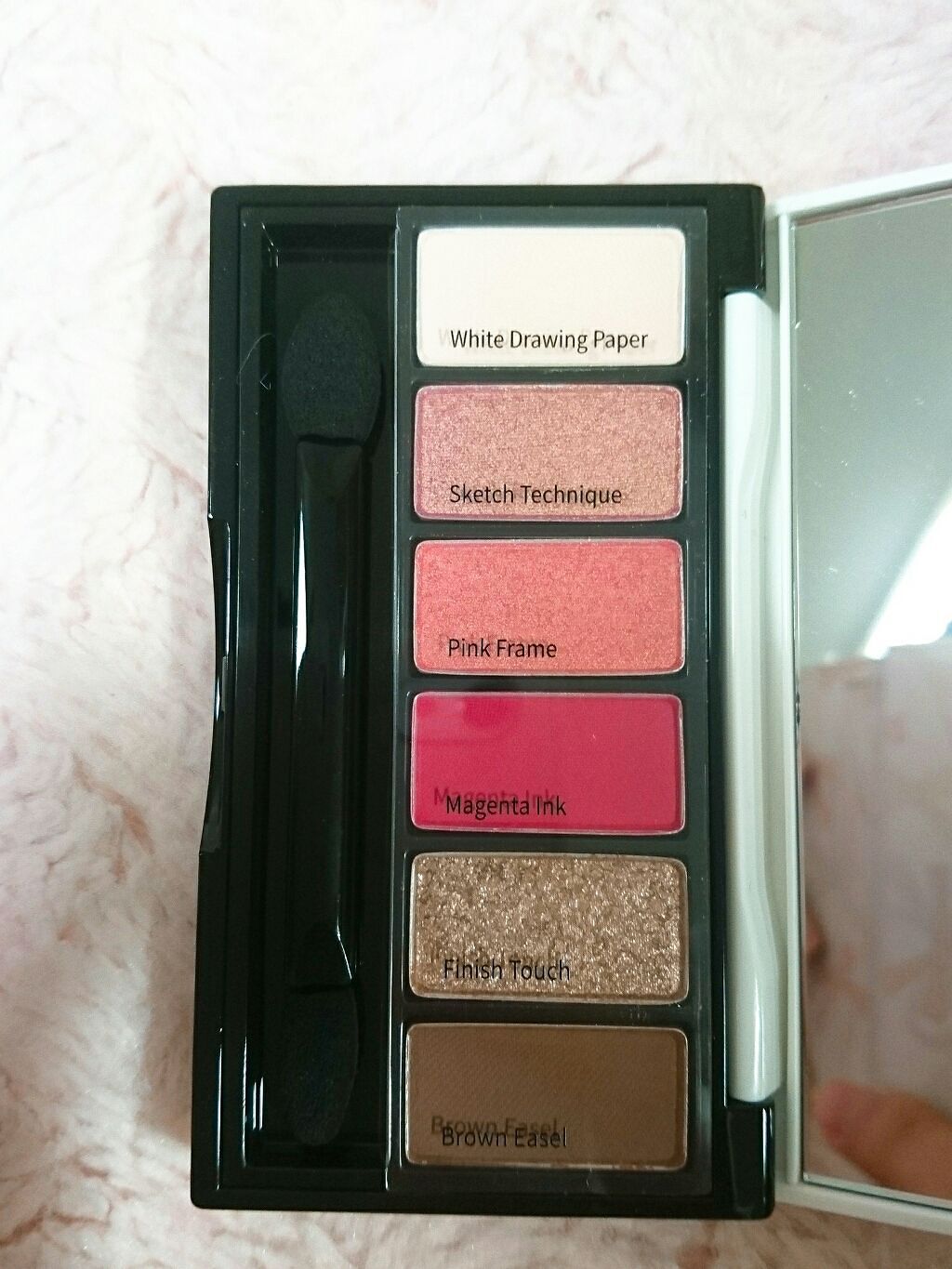 ファンタスティックカラーアイズ #ヴァーミリオンドローイング/ETUDE/アイシャドウパレットを使ったクチコミ（2枚目）