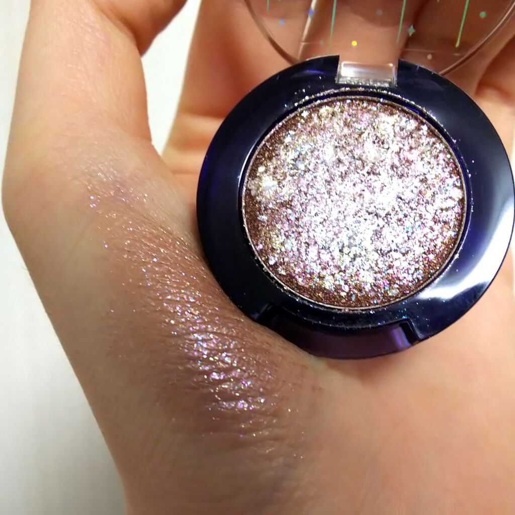グリッター シャドウ カラー/rom&nd/グリッターを使ったクチコミ（2枚目）