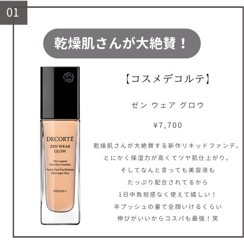 ゼン ウェア フルイド/DECORTÉ/リキッドファンデーションを使ったクチコミ(2枚目)