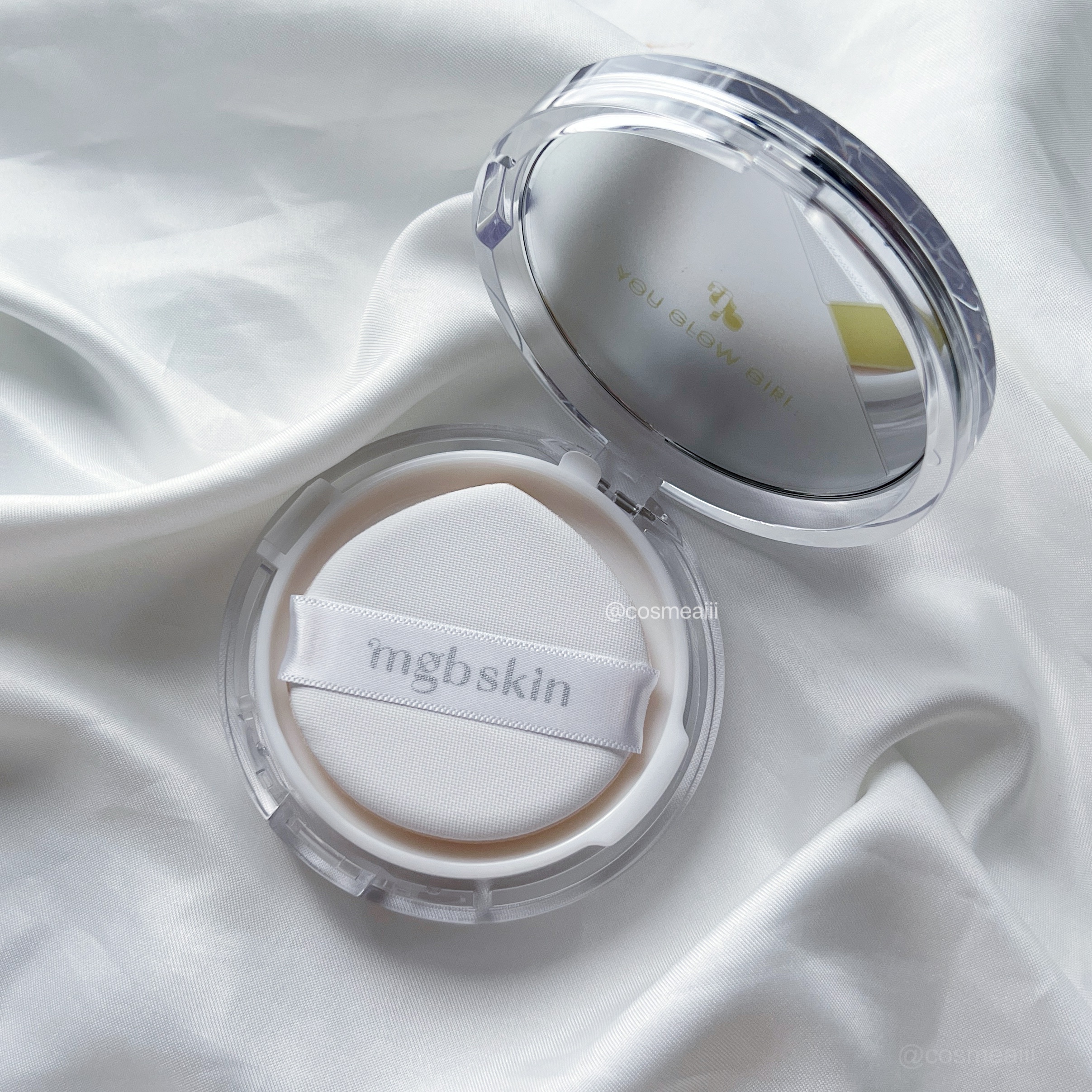 グロウ サン クッション/mgb skin/クッションファンデーションを使ったクチコミ（3枚目）