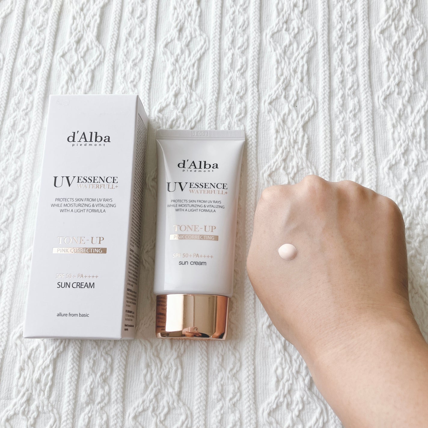 ウォータフルトーンアップサンクリーム/ダルバ/日焼け止めクリームを使ったクチコミ(3枚目)