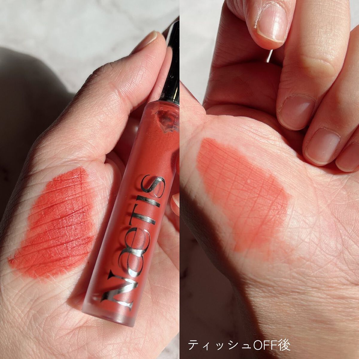 フェアリーコアステイブラーベルベットティント/NaeTIS/リップティントを使ったクチコミ（3枚目）