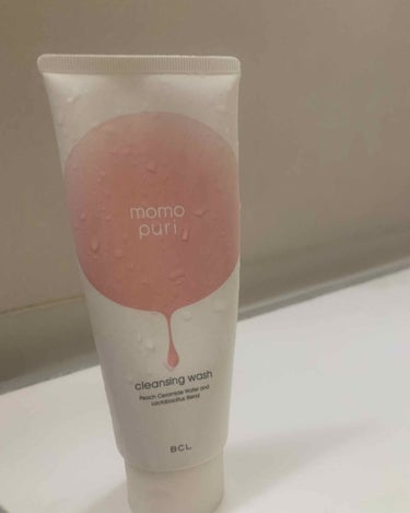 🌸♱ γυκἀ. ໘ ♱🌸 on LIPS 「momopuri洗顔❣️塗る乳酸菌と桃セラミド配合らしいです。..」（1枚目）