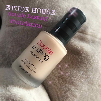 ダブルラスティング ファンデーション/ETUDE/リキッドファンデーションを使ったクチコミ(1枚目)