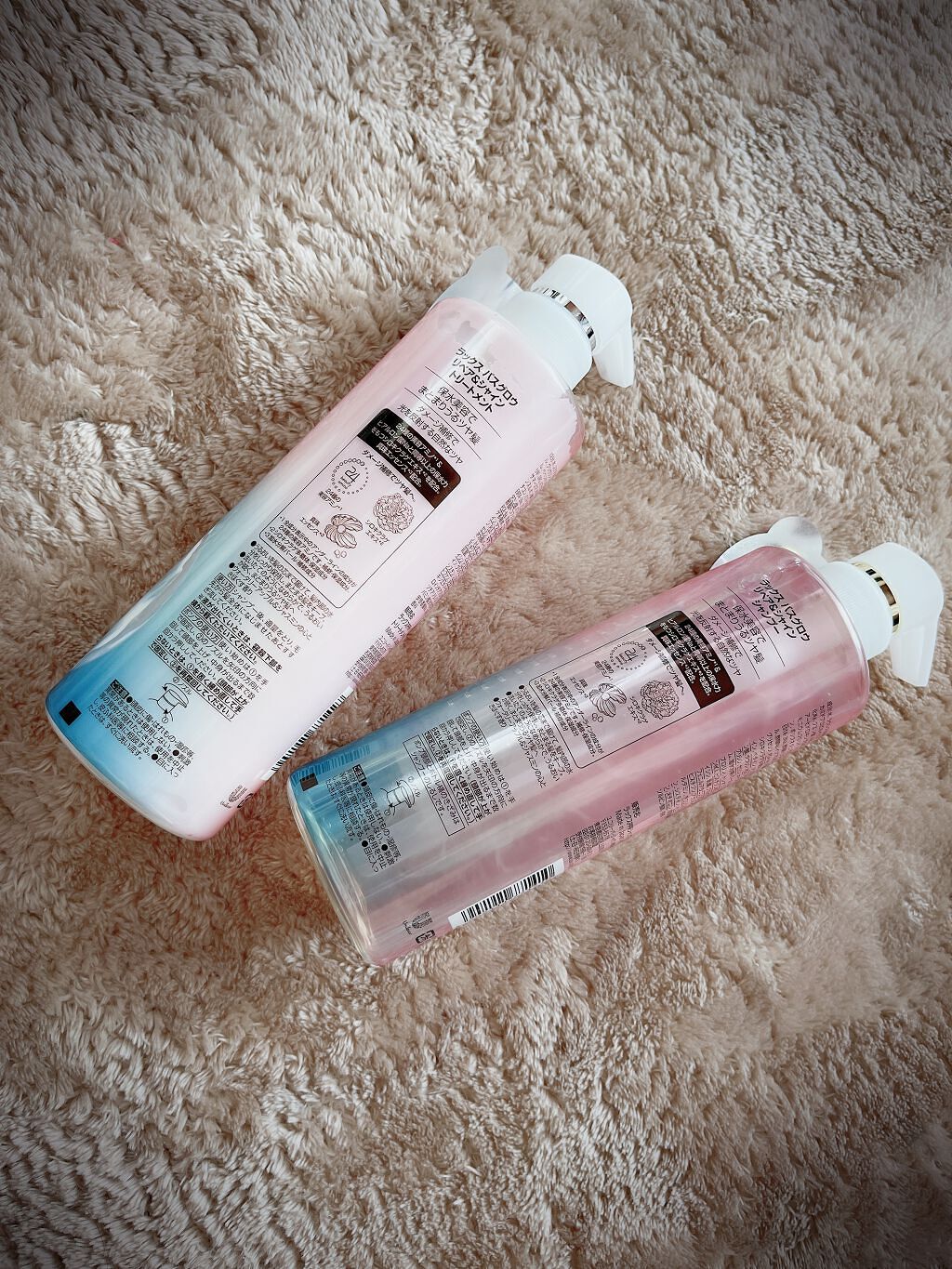 バスグロウ リペア&シャイン シャンプー／トリートメント/LUX/シャンプー・コンディショナーを使ったクチコミ（2枚目）