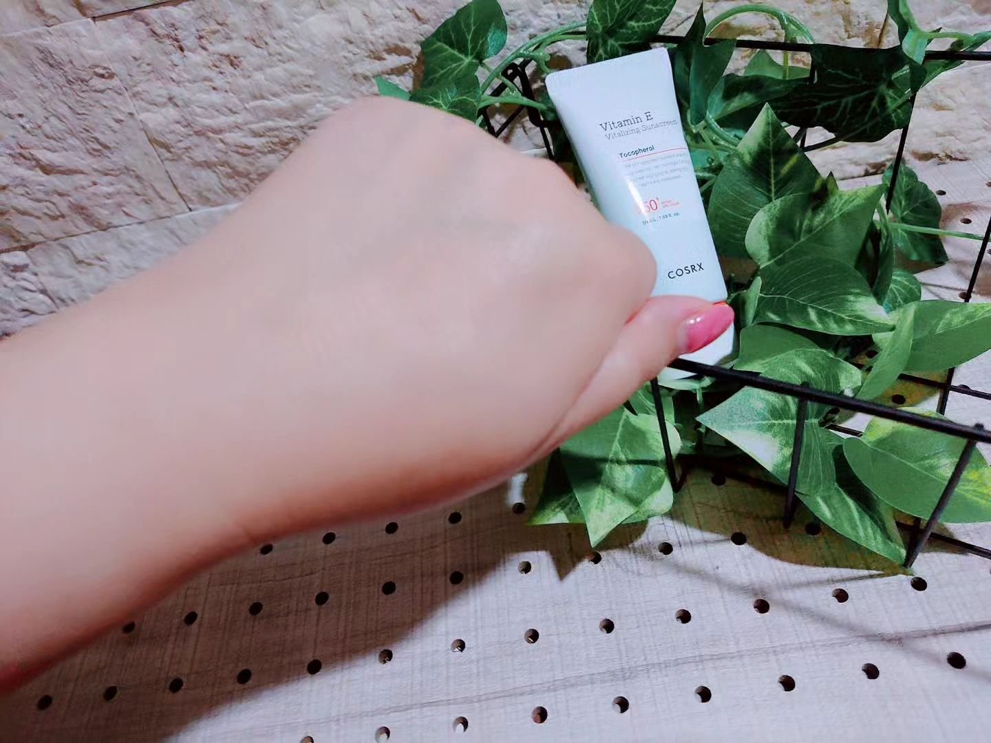 ビタミンEバイタライジングUVクリーム　SFP50＋/COSRX/日焼け止めクリームを使ったクチコミ（3枚目）