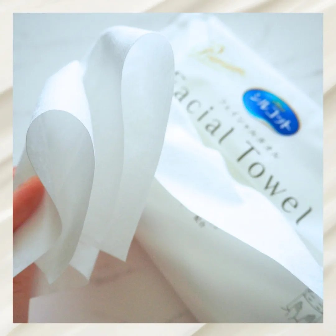 シルコットフェイシャルタオル 素肌おもい プレミアム/シルコット/クレンジングタオルを使ったクチコミ（2枚目）
