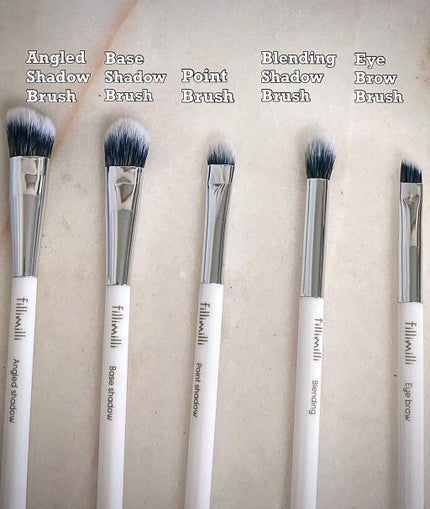 fillimilli アイメイクブラシセット/fillimilli/メイクブラシを使ったクチコミ(2枚目)