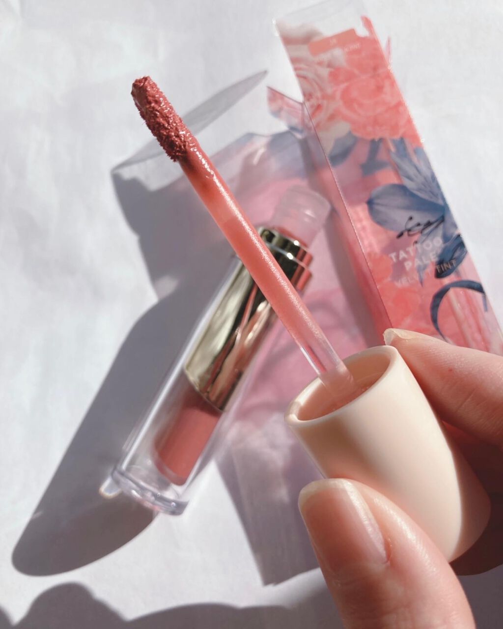 タトゥーベルベットティント/フォレンコス/リップティントを使ったクチコミ(5枚目)