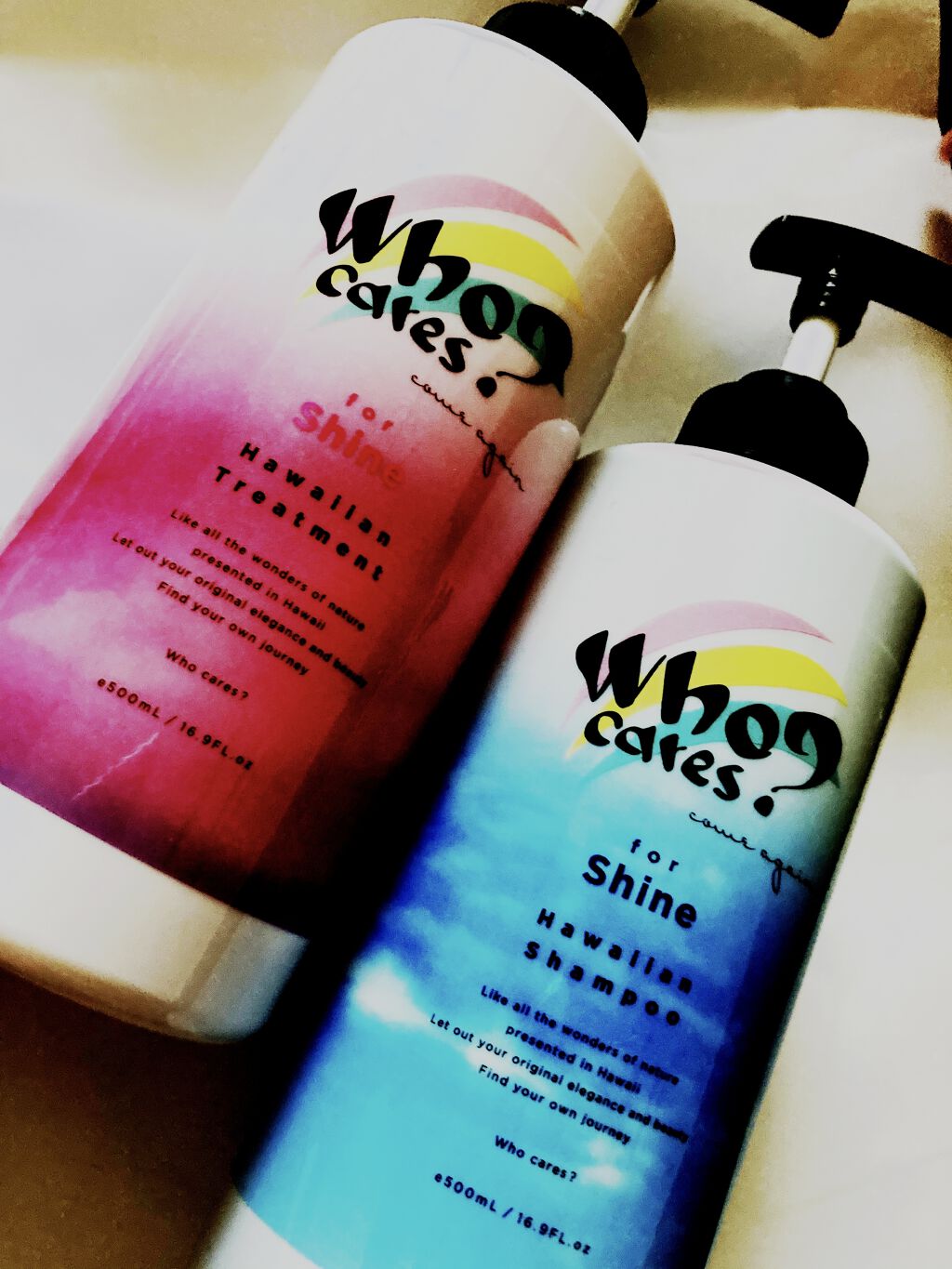 ハワイアンシャンプー＆トリートメント ＜シャイン＞/who cares?/市販シャンプーを使ったクチコミ（1枚目）