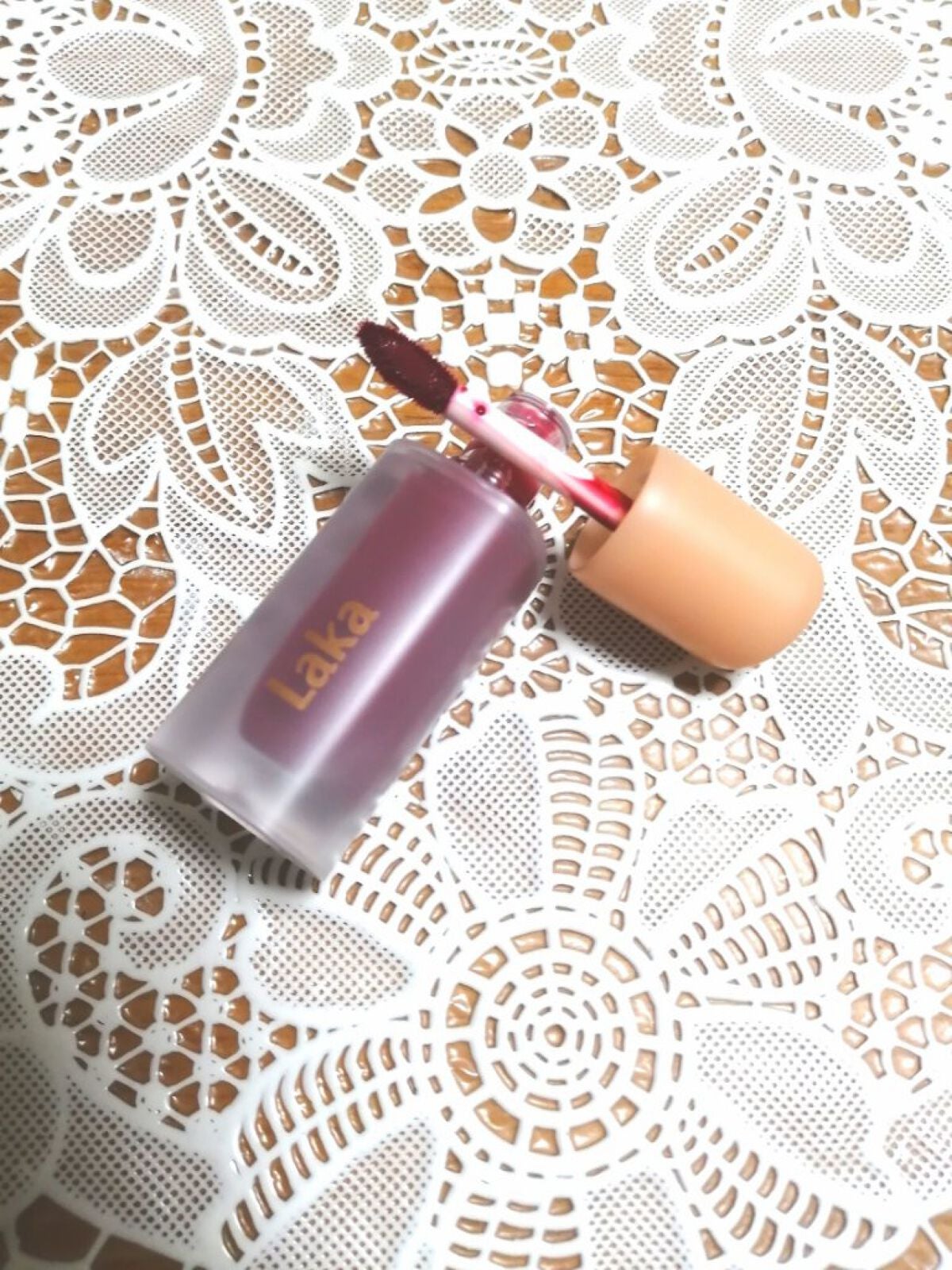 ひな1905 on LIPS 「LAKAフルーティーグラムティント使ってみました。色は115エ..」(2枚目)