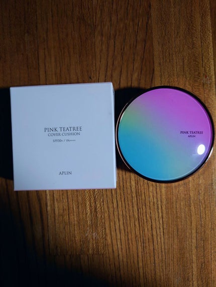 ピンクティーツリーカバークッション/APLIN/クッションファンデーションを使ったクチコミ(1枚目)