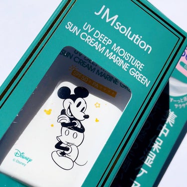 _

JMsolution
UVサンクリーム　マリングリーン
を紹介したいと思います💁🏼‍♀️
日本限定のディズニーパッケージで
機能性だけでなく、持ち歩きたくなるUVシリーズ
クリームタイプとスティッ