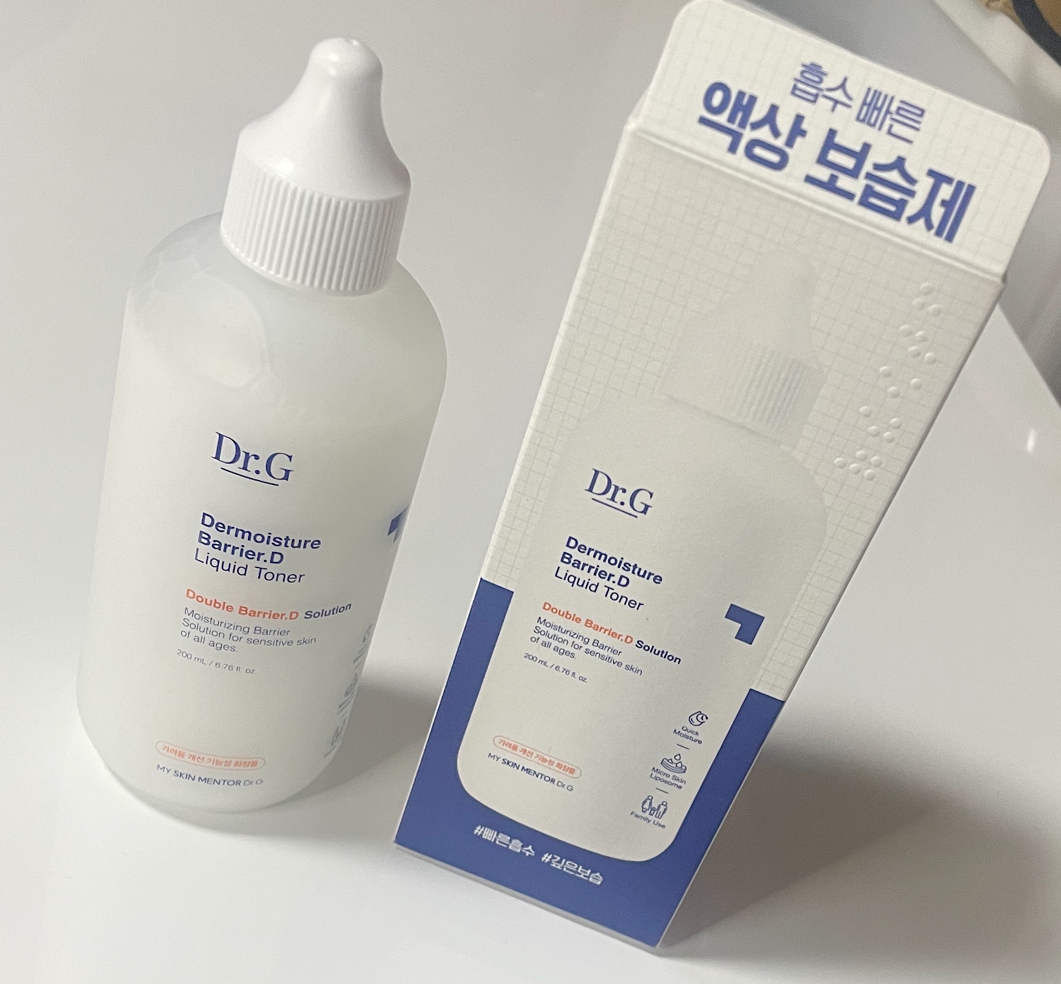 @dr.g_official @dr.g_official_jp 様よりいただきました🤍

Dr. G
ザモイスチャーバリアDリキッドトナー

水分感、とろみのあるトナー✨
小児科のテストをクリアしている商品で
0歳から使用できる敏感肌の