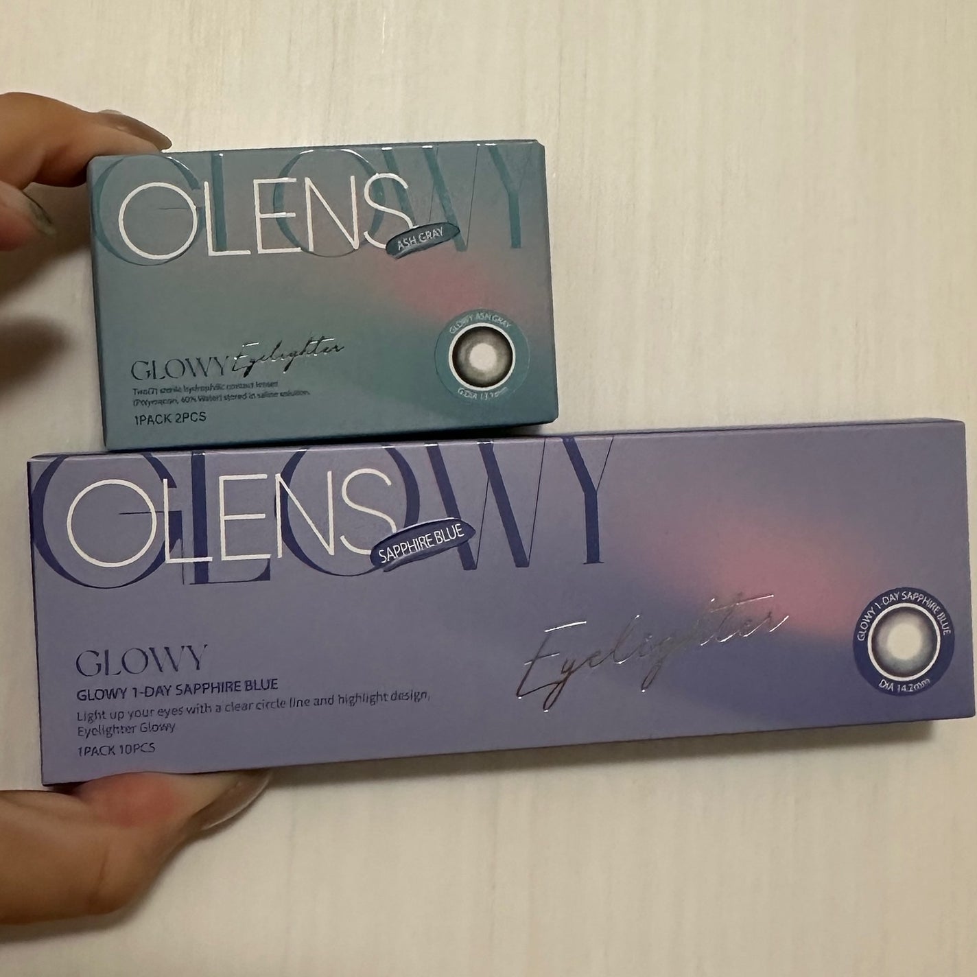 Glowy 1day/OLENS/ワンデー(1DAY)カラコンを使ったクチコミ(3枚目)