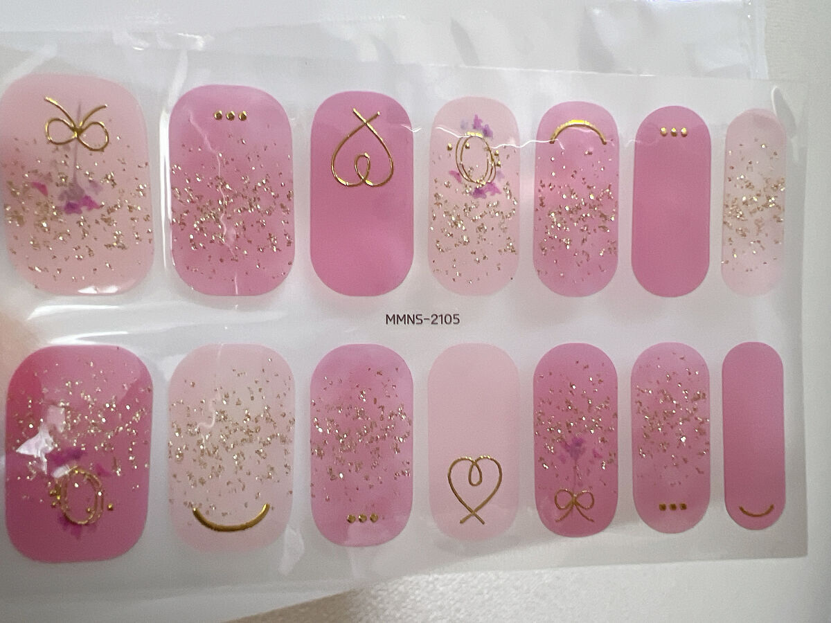 ジェルネイルシール/meyme/ネイルシールを使ったクチコミ（3枚目）