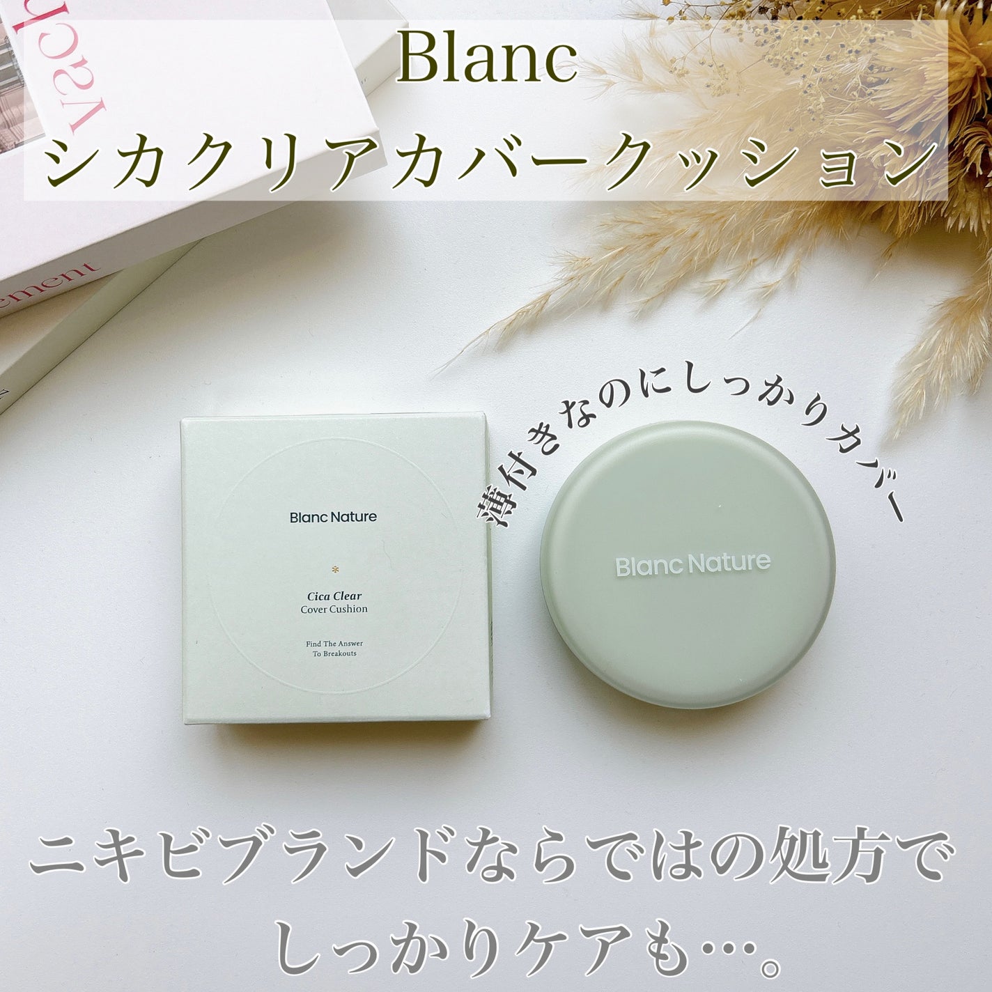 シカ クリア カバー クッション/ブラン/クッションファンデーションを使ったクチコミ(1枚目)