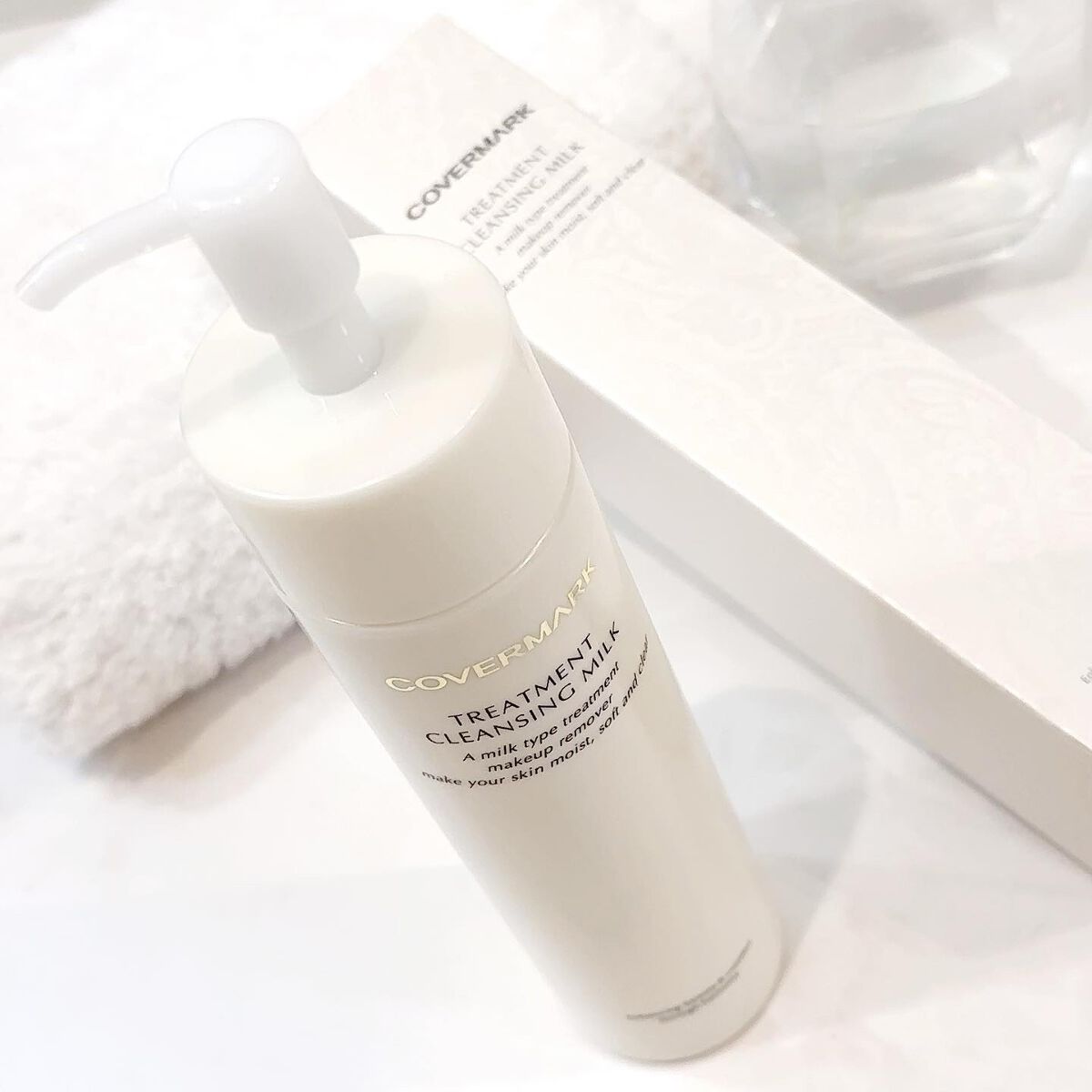 トリートメント クレンジング ミルク/COVERMARK/ミルククレンジングを使ったクチコミ(3枚目)