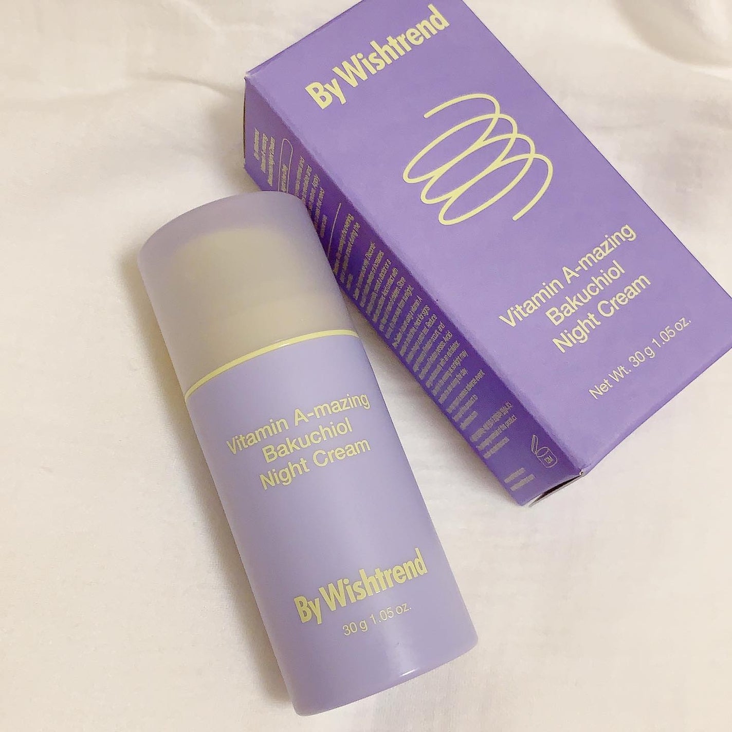 ビタミンA-mazingバクチオールナイトクリーム/By Wishtrend/フェイスクリームを使ったクチコミ(3枚目)