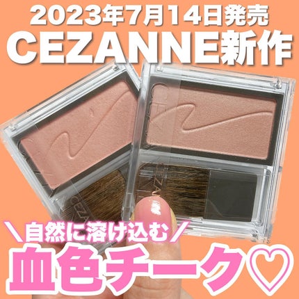チークブラッシュ/CEZANNE/パウダーチークを使ったクチコミ(1枚目)