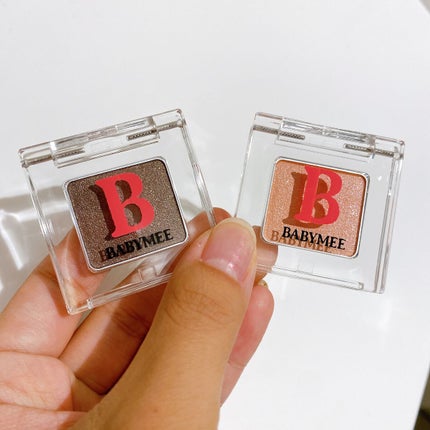 ニュアンスカラー シャドウ/BABYMEE/単色アイシャドウを使ったクチコミ(1枚目)