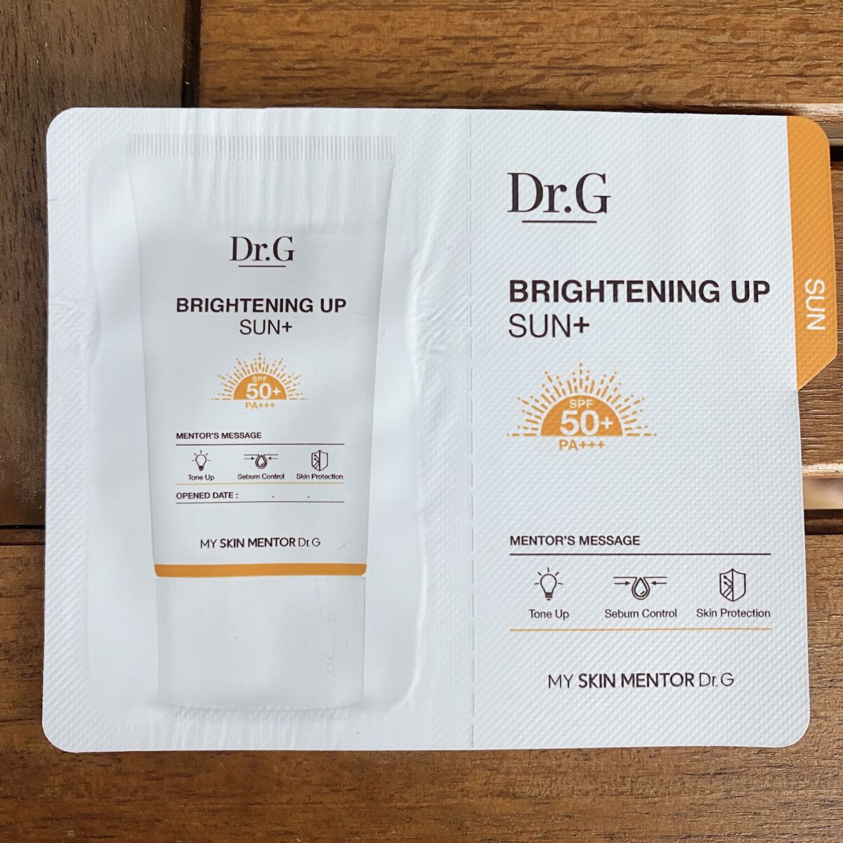 ブライトニングアップサンプラス/Dr.G/日焼け止めクリームを使ったクチコミ（1枚目）