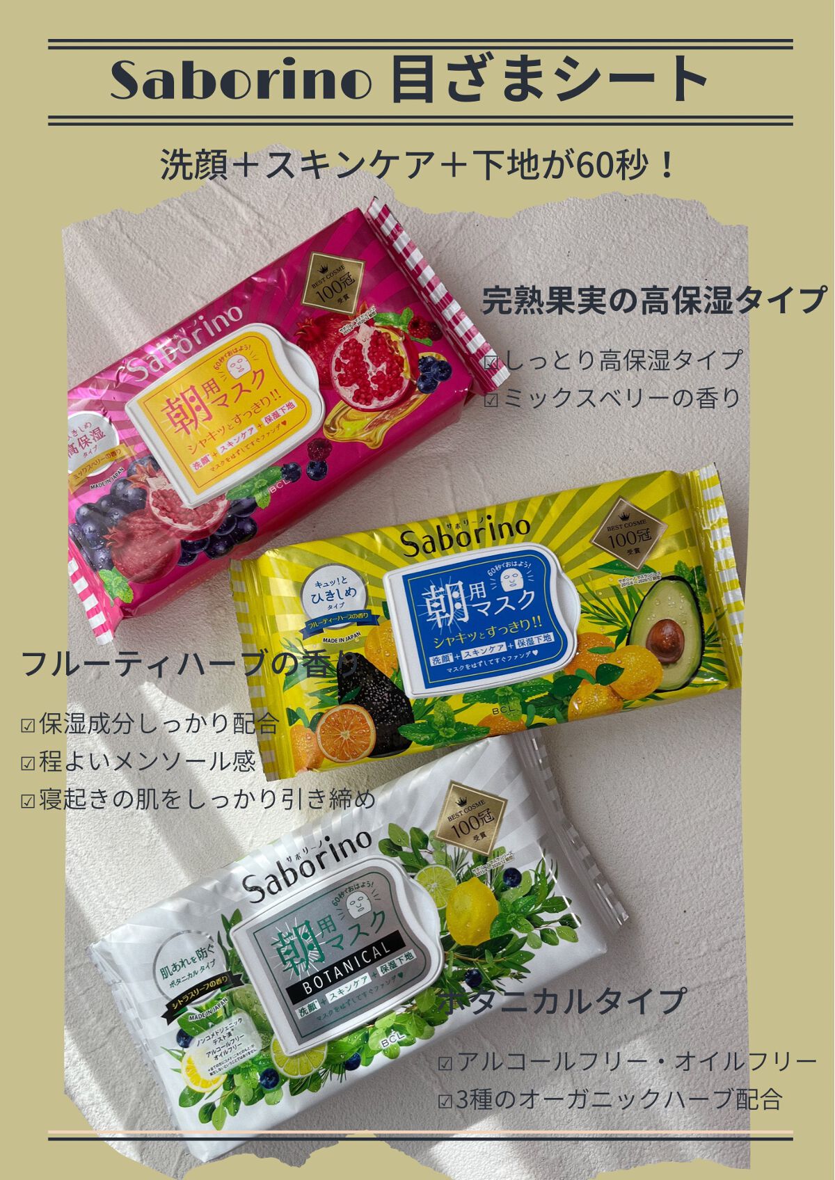 目ざまシート ひきしめタイプ/サボリーノ/シートマスク・パックを使ったクチコミ（1枚目）