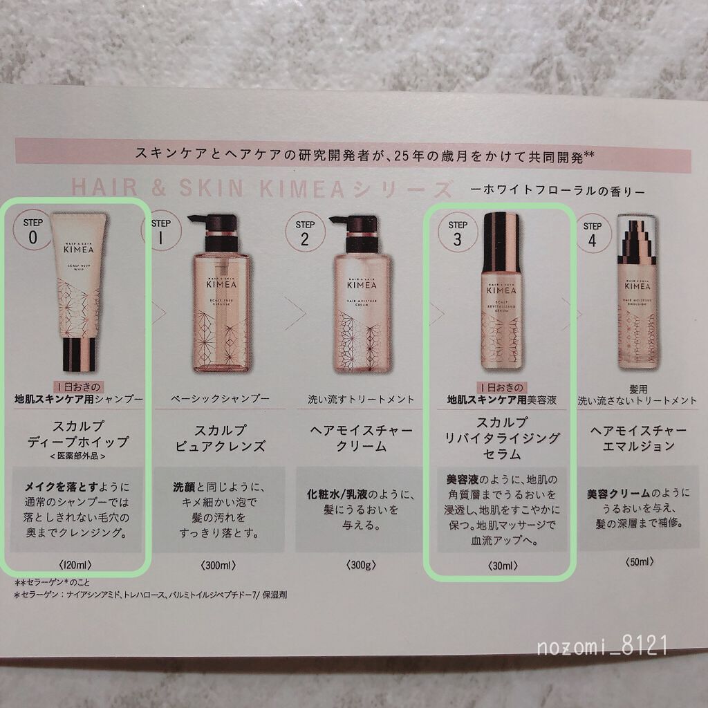 スカルプ リバイタライジングセラム/ヘア＆スキン キメア/頭皮ローションを使ったクチコミ（2枚目）