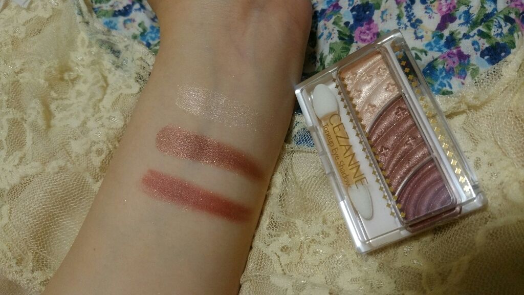 トーンアップアイシャドウ/CEZANNE/アイシャドウパレットを使ったクチコミ(2枚目)