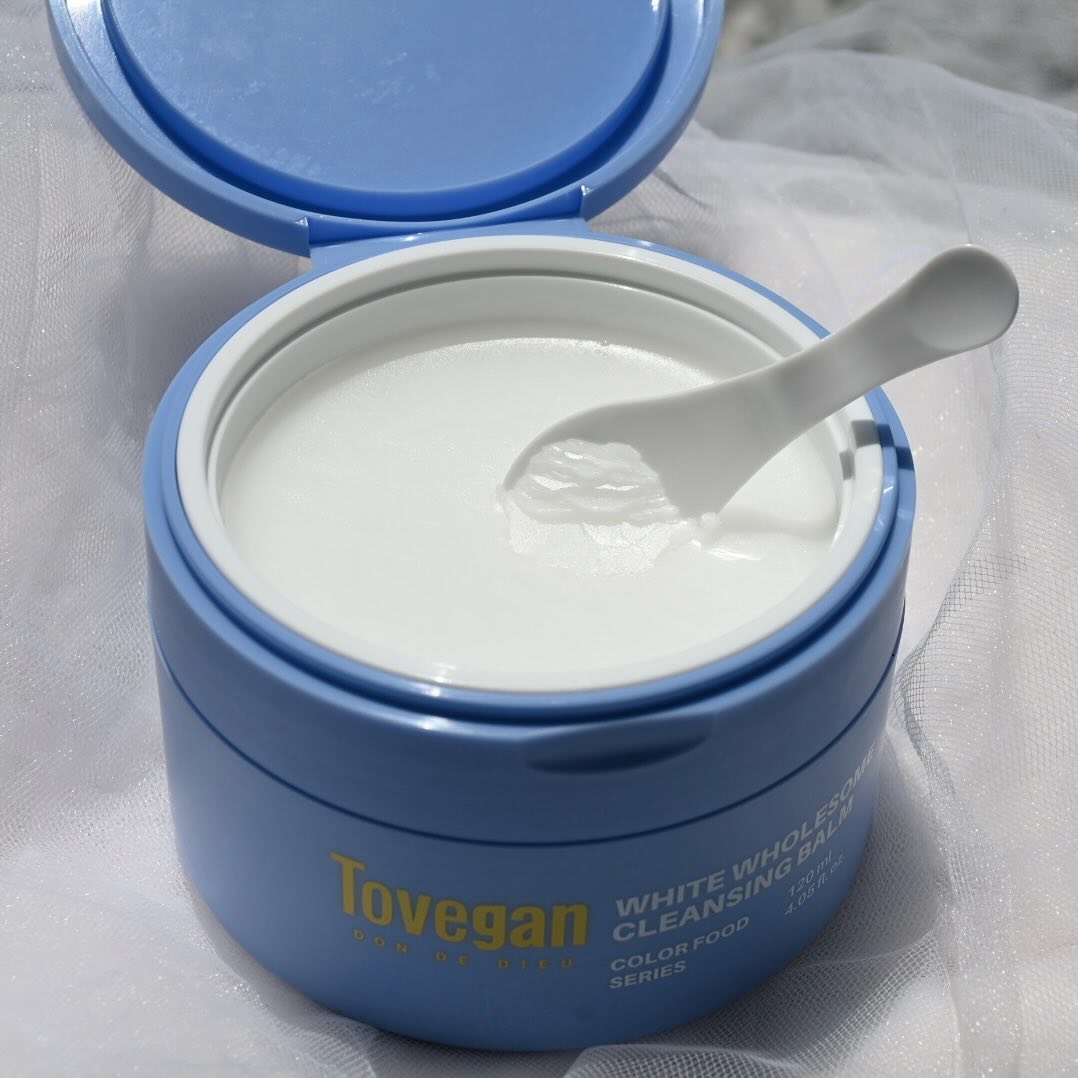 カラーフードシリーズホワイトホールサムクレンジングバーム/Tovegan/クレンジングバームを使ったクチコミ（2枚目）
