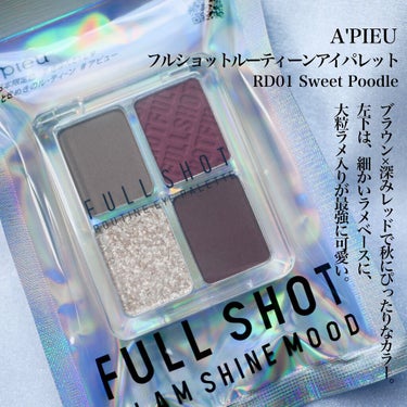 フルショット ルーティーン アイパレット/A’pieu/アイシャドウパレットを使ったクチコミ（2枚目）