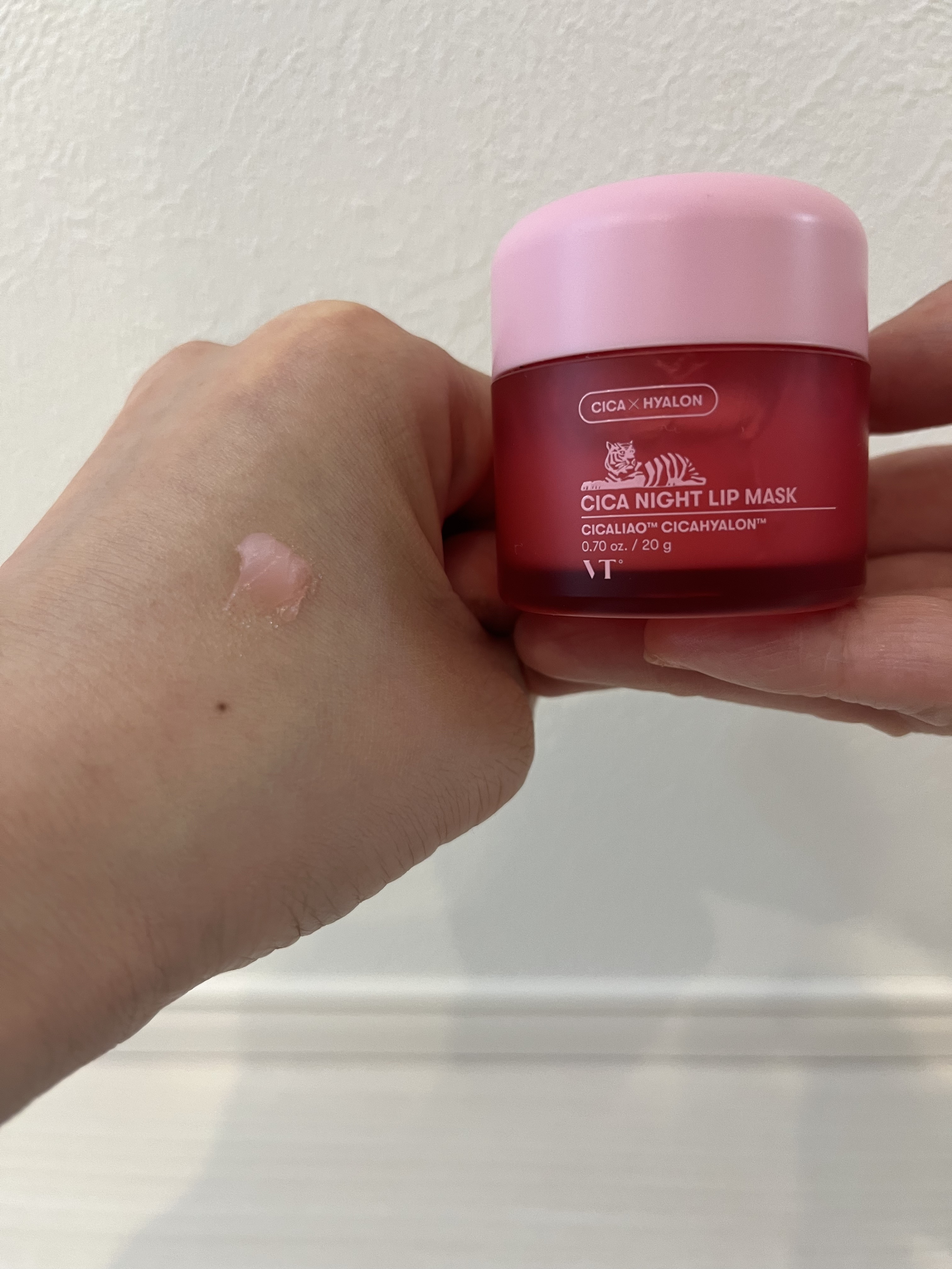 CICA ナイトリップマスク/VT/リップマスクを使ったクチコミ（1枚目）