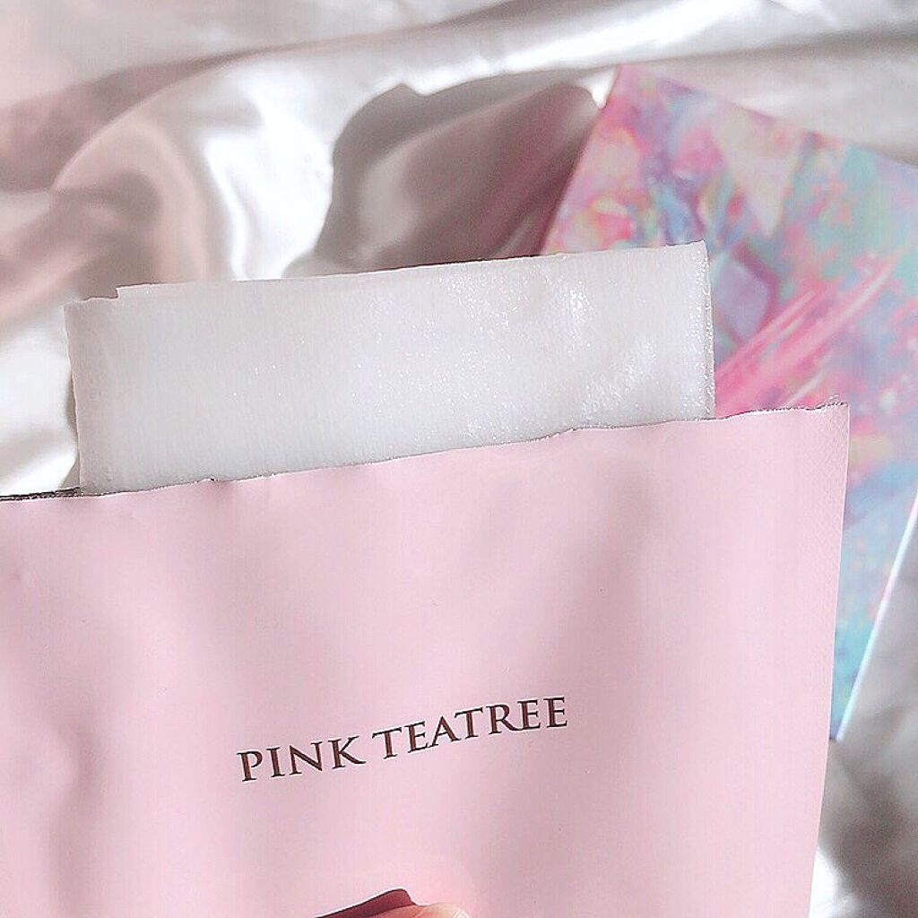 ピンクティーツリーマスクパック/APLIN/シートマスク・パックを使ったクチコミ(3枚目)