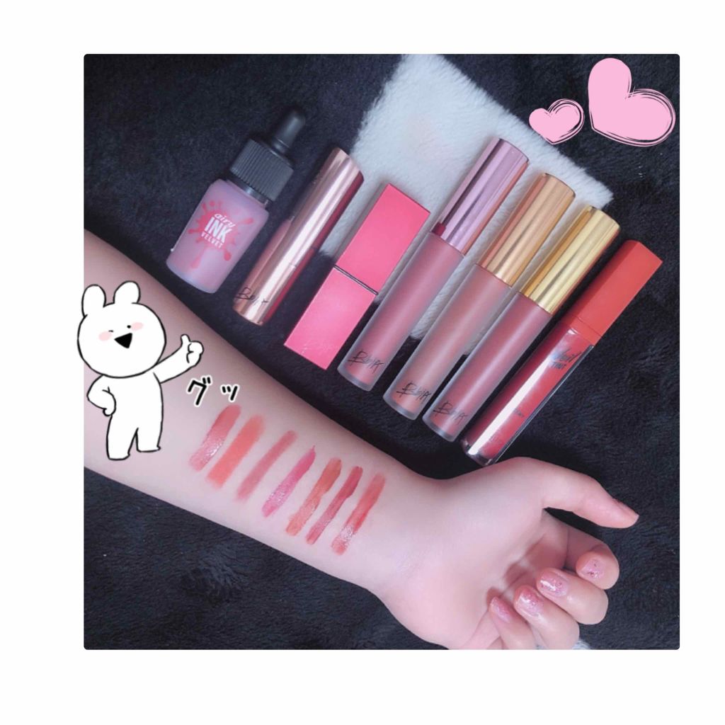 インク エアリー ベルベット/PERIPERA/口紅を使ったクチコミ（2枚目）