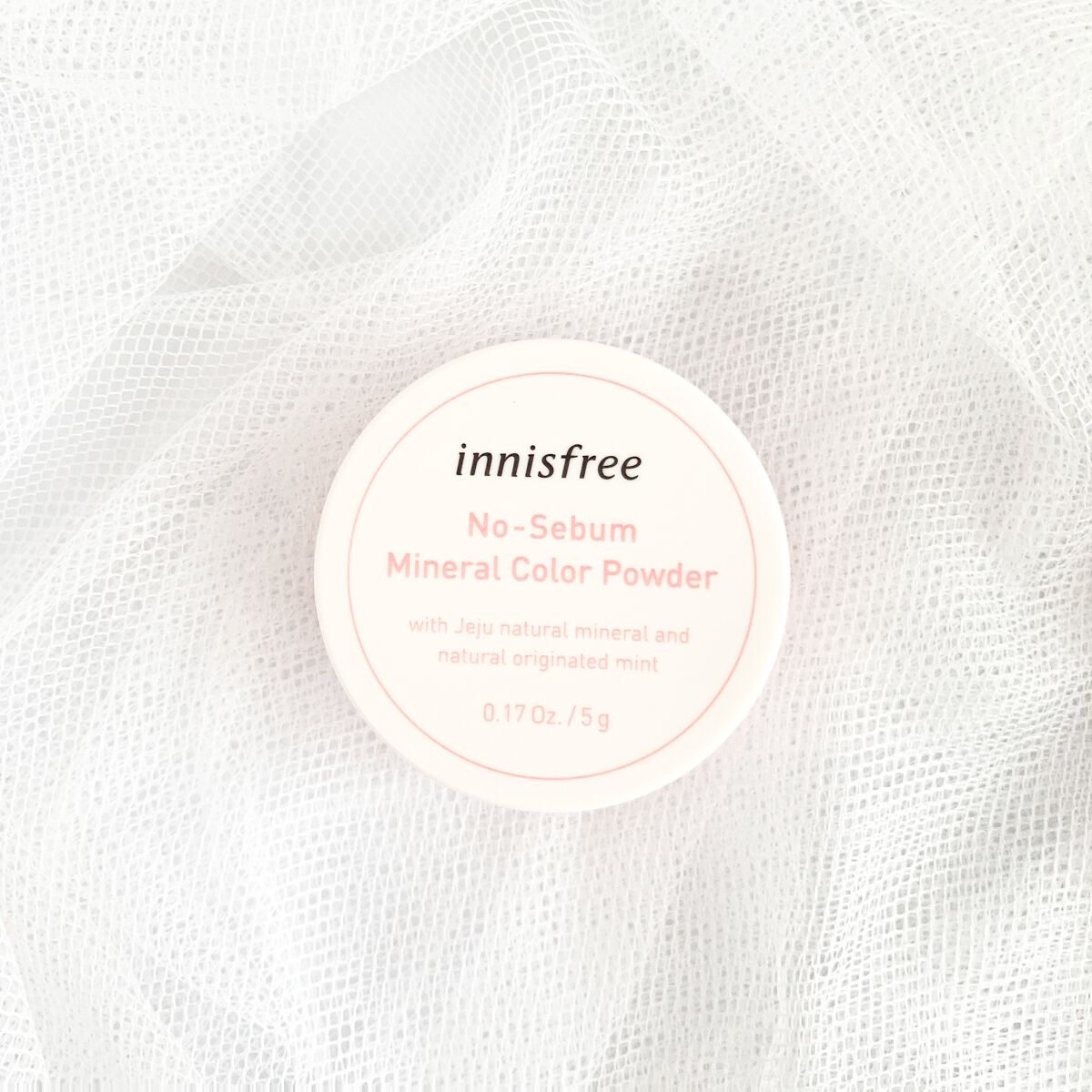 ノーセバム　ミネラルカラーパウダー　 03 ピーチ（旧）/innisfree/ルースパウダーを使ったクチコミ（1枚目）