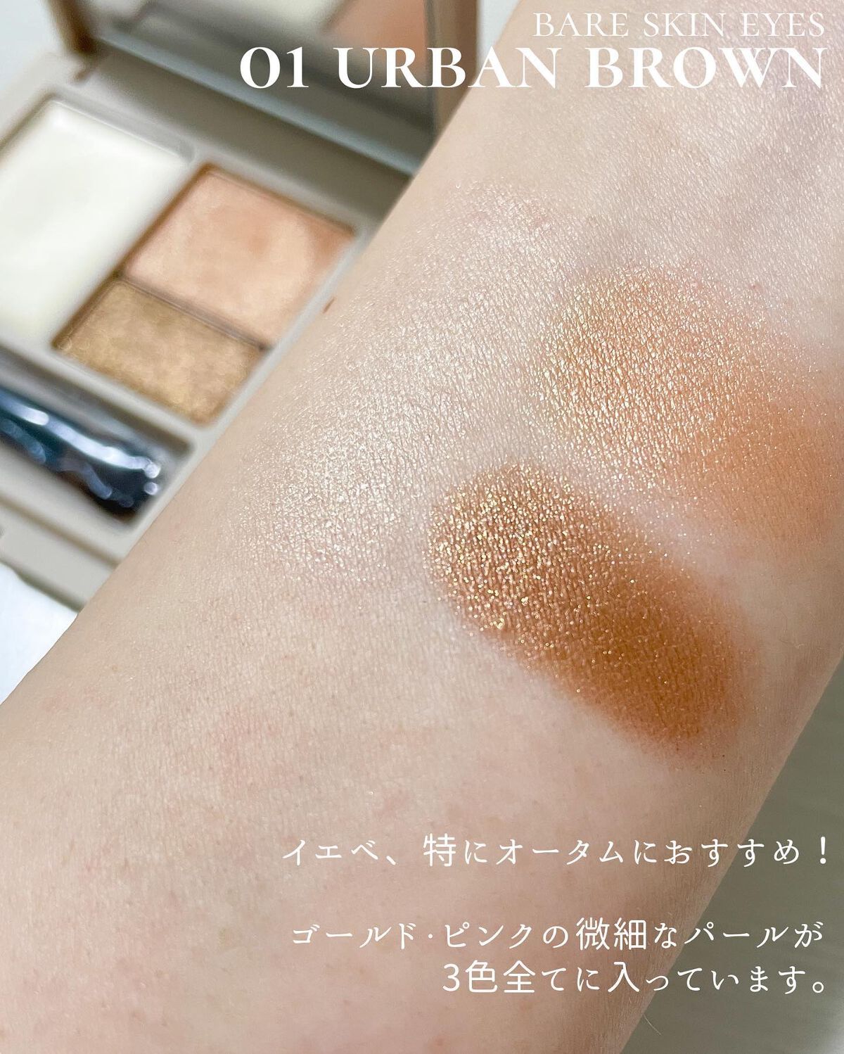 2022年夏新作アイシャドウパレット】ベアスキンアイズ｜lea by R