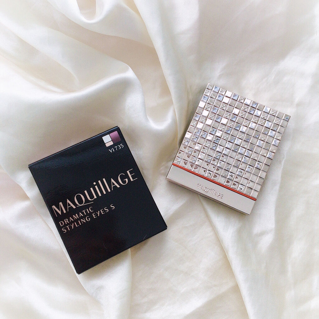 ドラマティックスタイリングアイズＳ VI735 ソイラベンダーティー/マキアージュ/アイシャドウパレットを使ったクチコミ（2枚目）