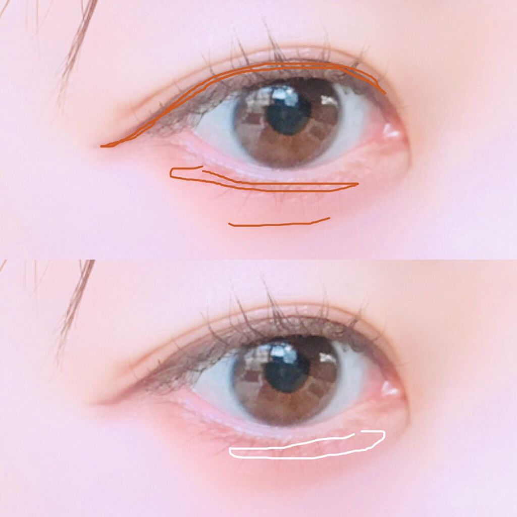 極細 アイライナーR/CEZANNE/リキッドアイライナーを使ったクチコミ（2枚目）