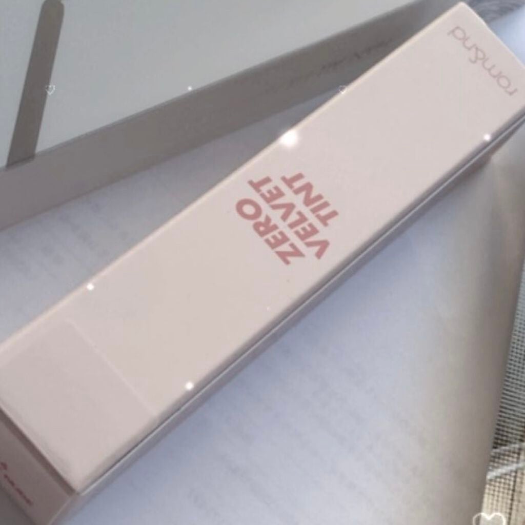 ゼロベルベットティント/rom&nd/リップティントを使ったクチコミ(1枚目)