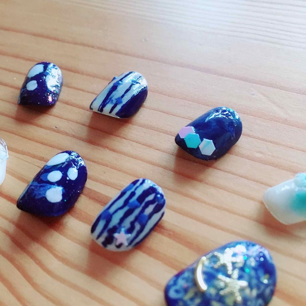 ガラスドロップジェルコート/MAJOLICA MAJORCA/ネイルトップコートを使ったクチコミ(2枚目)