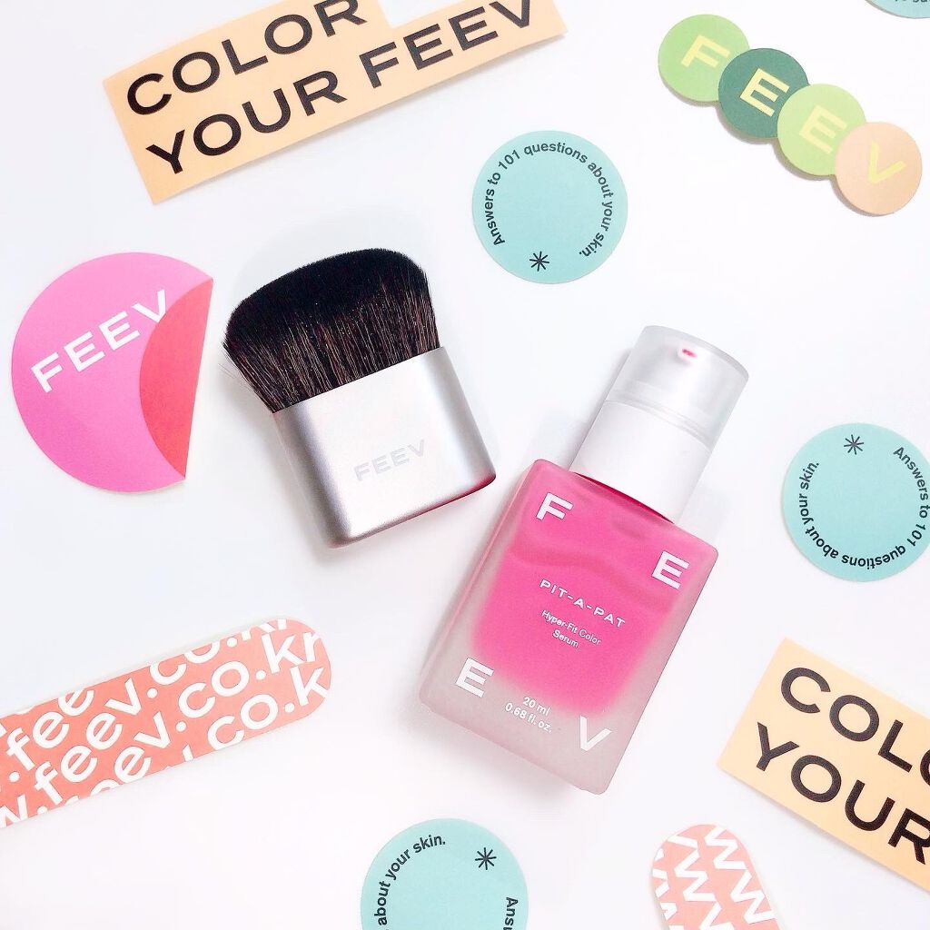 カラーセラム/FEEV/リキッドチークを使ったクチコミ(1枚目)