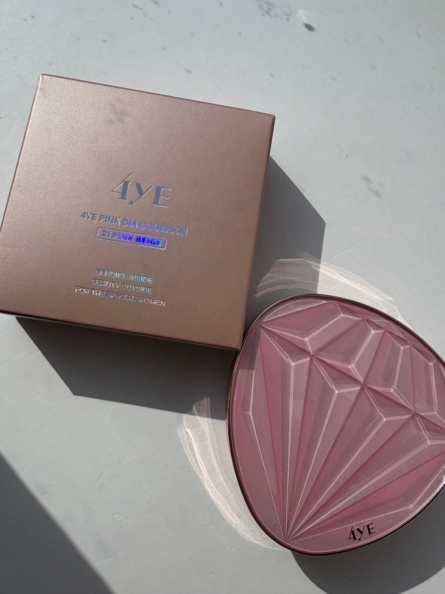 ピンクダイヤクッション/4YE/クッションファンデーションを使ったクチコミ(1枚目)