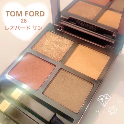 アイ カラー クォード 26 レオパード サン/TOM FORD BEAUTY/アイシャドウパレットを使ったクチコミ(1枚目)