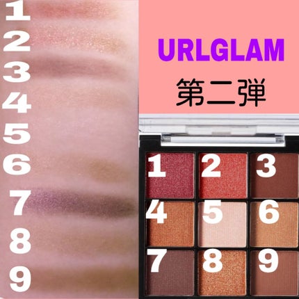 UR GLAM BLOOMING EYE COLOR PALETTE/U R GLAM/アイシャドウパレットを使ったクチコミ(3枚目)